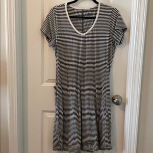 Striped T-shirt dress